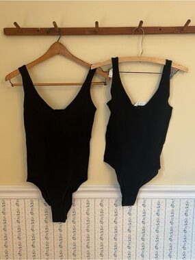 BUNDLE OF 2 Aura Ribbed Bodysuits